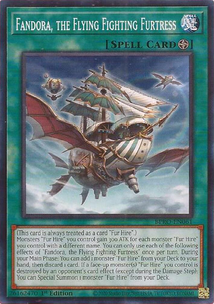 Fandora, the Flying Fighting Furtress [BPRO-EN061] Common | Shuffle n Cut Hobbies & Games