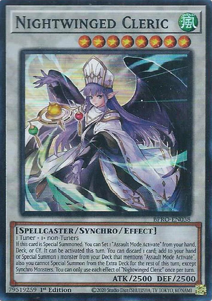 Nightwinged Cleric [BPRO-EN038] Common | Shuffle n Cut Hobbies & Games