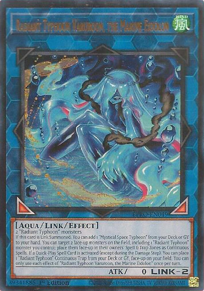 Radiant Typhoon Varuroon, the Marine Eidolon [BPRO-EN049] Ultra Rare | Shuffle n Cut Hobbies & Games