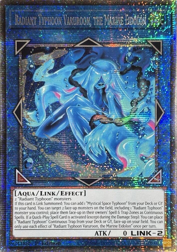 Radiant Typhoon Varuroon, the Marine Eidolon [BPRO-EN049] Starlight Rare | Shuffle n Cut Hobbies & Games