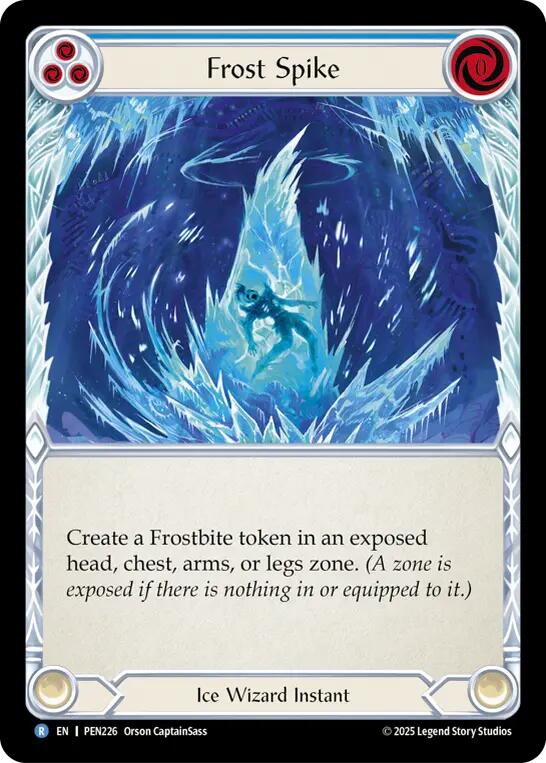 Frost Spike [PEN226] (Compendium of Rathe)  Rainbow Foil | Shuffle n Cut Hobbies & Games