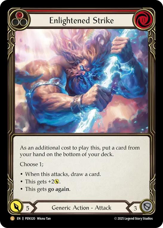 Enlightened Strike [PEN320] (Compendium of Rathe) | Shuffle n Cut Hobbies & Games