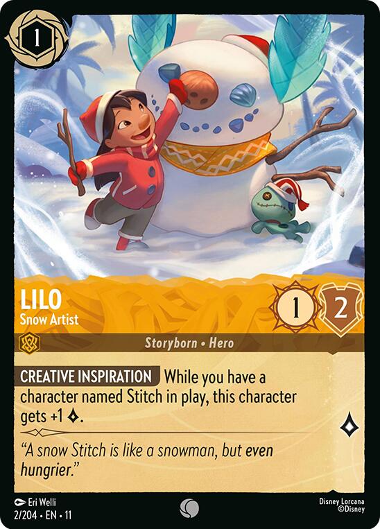 Lilo - Snow Artist (2/204) [Winterspell] | Shuffle n Cut Hobbies & Games