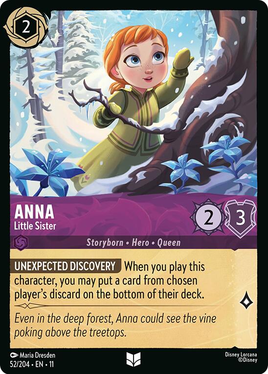 Anna - Little Sister (52/204) [Winterspell] | Shuffle n Cut Hobbies & Games