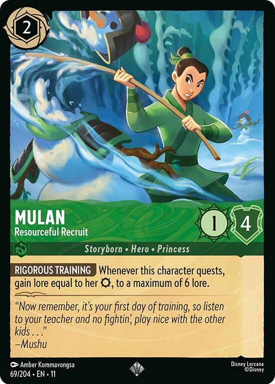 Mulan - Resourceful Recruit (69/204) [Winterspell] | Shuffle n Cut Hobbies & Games