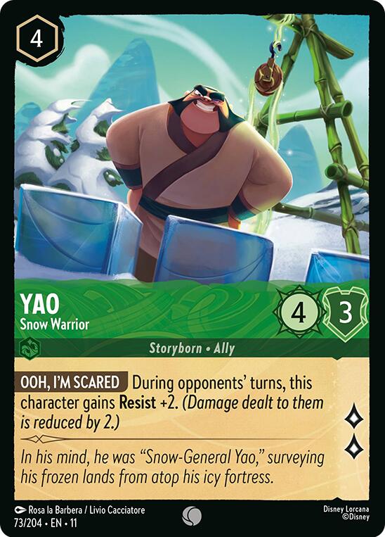 Yao - Snow Warrior (73/204) [Winterspell] | Shuffle n Cut Hobbies & Games