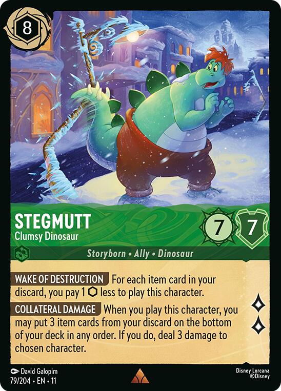Stegmutt - Clumsy Dinosaur (79/204) [Winterspell] | Shuffle n Cut Hobbies & Games