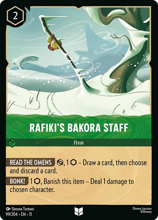 Rafiki's Bakora Staff (99/204) [Winterspell] | Shuffle n Cut Hobbies & Games