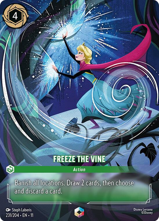 Freeze the Vine (Enchanted) (231/204) [Winterspell] | Shuffle n Cut Hobbies & Games