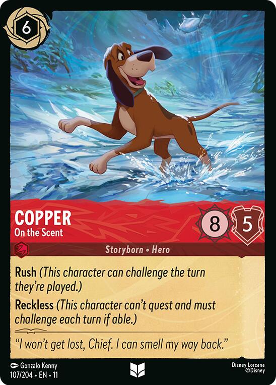 Copper - On the Scent (107/204) [Winterspell] | Shuffle n Cut Hobbies & Games