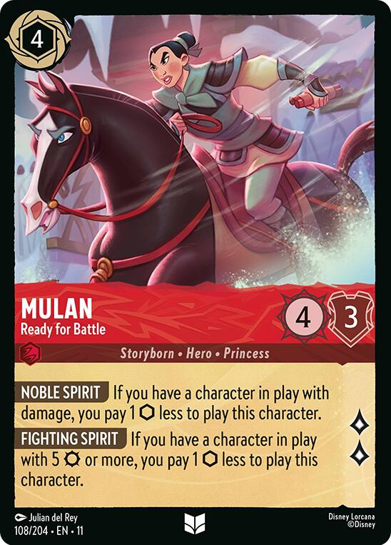 Mulan - Ready for Battle (108/204) [Winterspell] | Shuffle n Cut Hobbies & Games