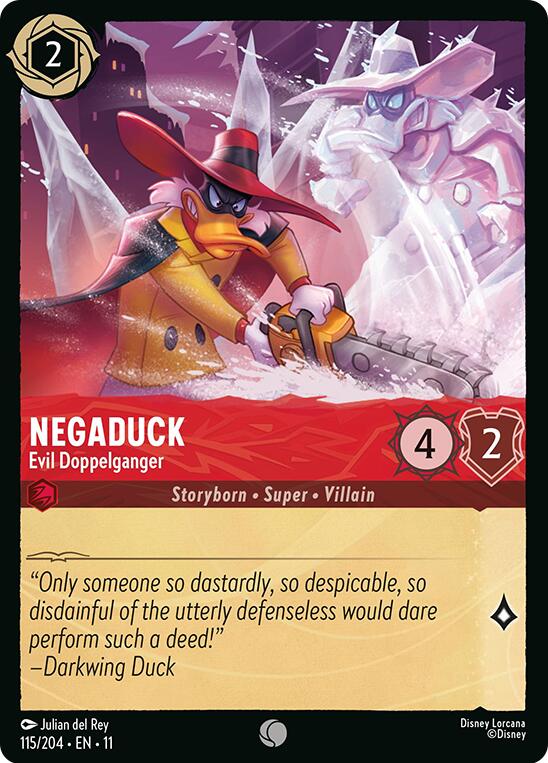 Negaduck - Evil Doppelganger (115/204) [Winterspell] | Shuffle n Cut Hobbies & Games