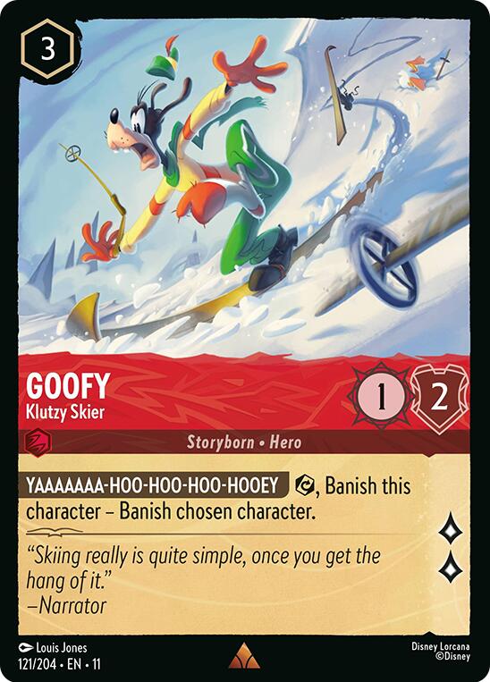 Goofy - Klutzy Skier (121/204) [Winterspell] | Shuffle n Cut Hobbies & Games