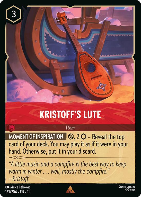 Kristoff's Lute (133/204) [Winterspell] | Shuffle n Cut Hobbies & Games