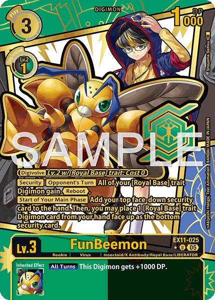 FunBeemon [EX11-025] (Rare Pull) [Dawn of Liberator] | Shuffle n Cut Hobbies & Games