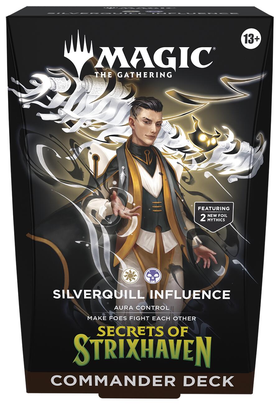 Secrets of Strixhaven Commander Deck - Silverquill Influence | Shuffle n Cut Hobbies & Games