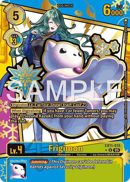 Frigimon [EX11-015] (Rare Pull) [Dawn of Liberator] | Shuffle n Cut Hobbies & Games
