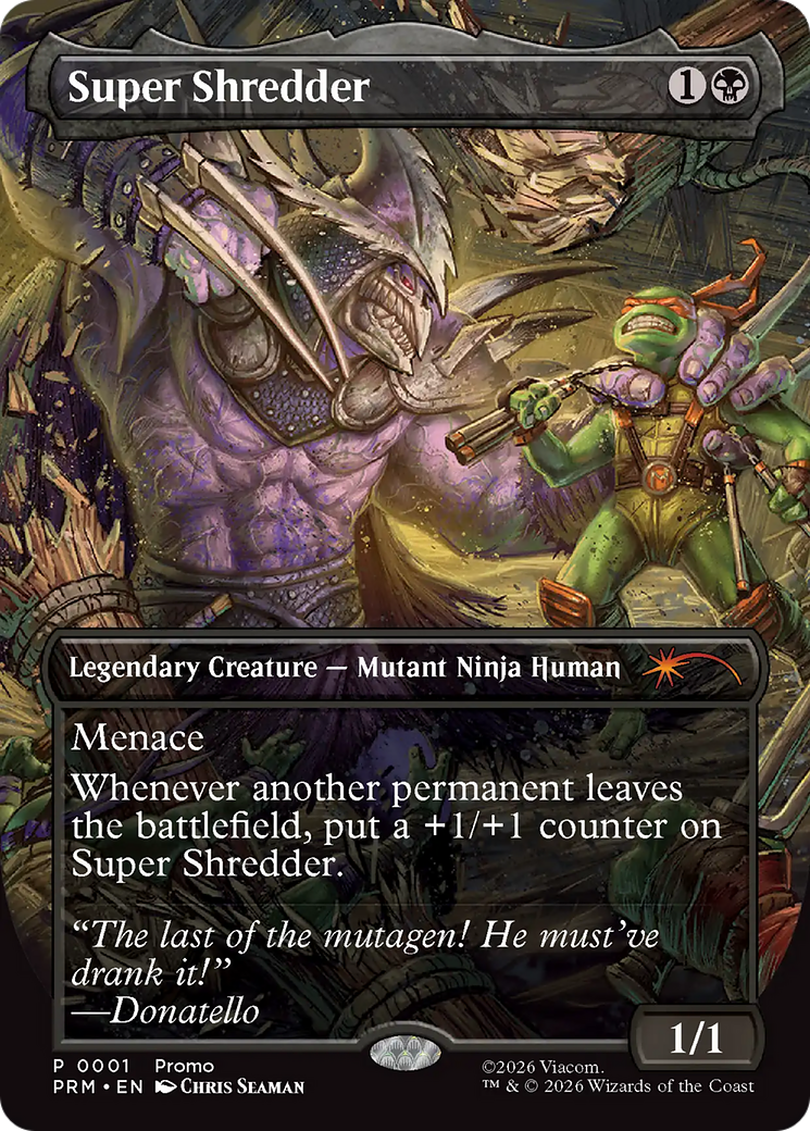 Super Shredder (Borderless) [Spotlight Series] | Shuffle n Cut Hobbies & Games