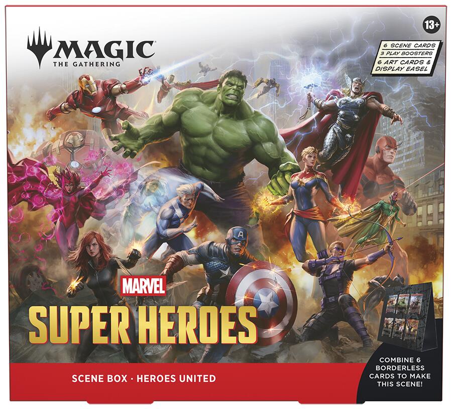 Marvel Super Heroes Scene Box - Heroes United | Shuffle n Cut Hobbies & Games