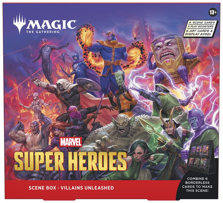 Marvel Super Heroes Scene Box - Villains Unleashed | Shuffle n Cut Hobbies & Games