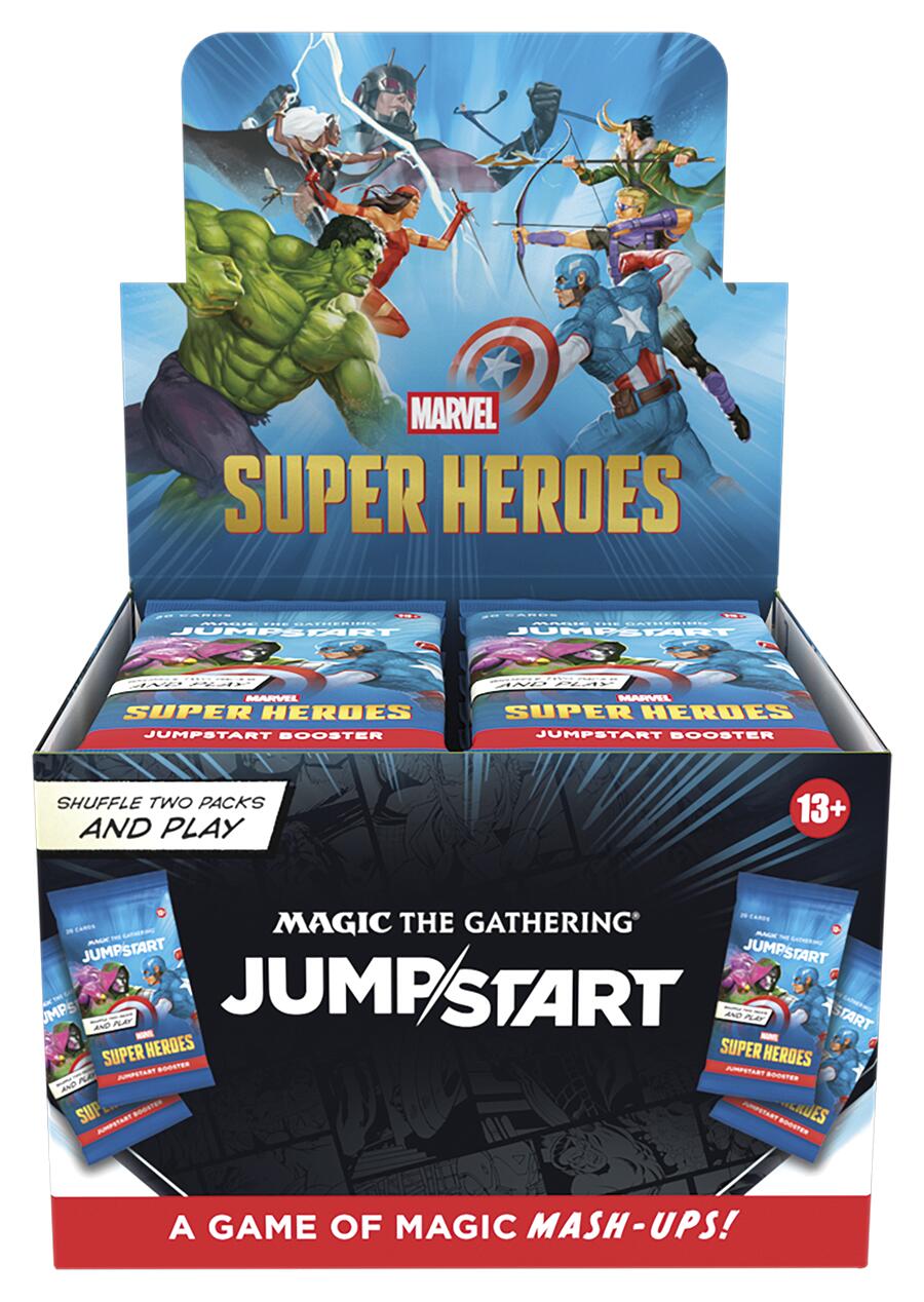 Marvel Super Heroes - Jumpstart Booster Display | Shuffle n Cut Hobbies & Games