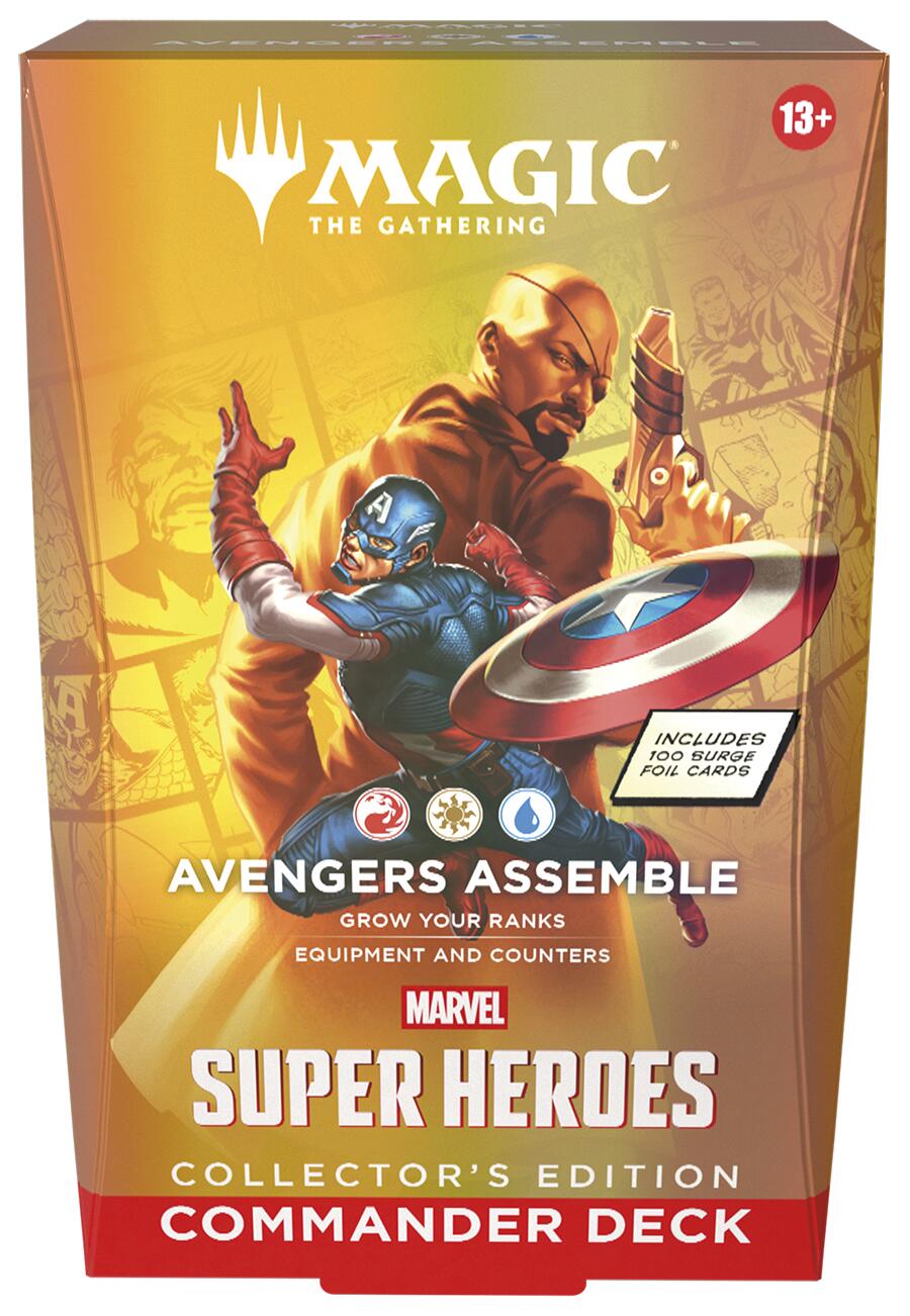 Marvel Super Heroes Commander Deck - Avengers Assemble (Collector's Edition) | Shuffle n Cut Hobbies & Games