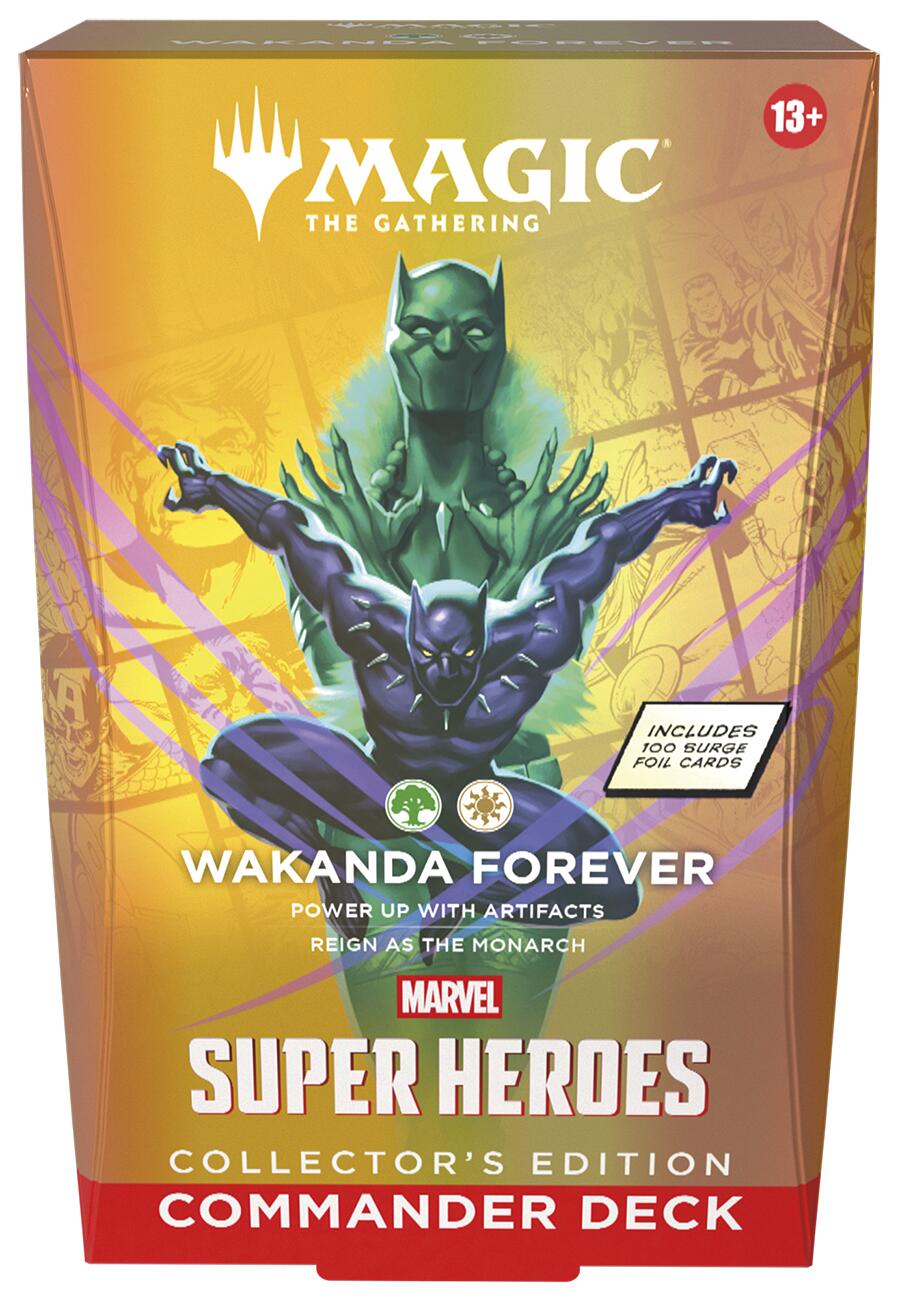 Marvel Super Heroes Commander Deck - Wakanda Forever (Collector's Edition) | Shuffle n Cut Hobbies & Games