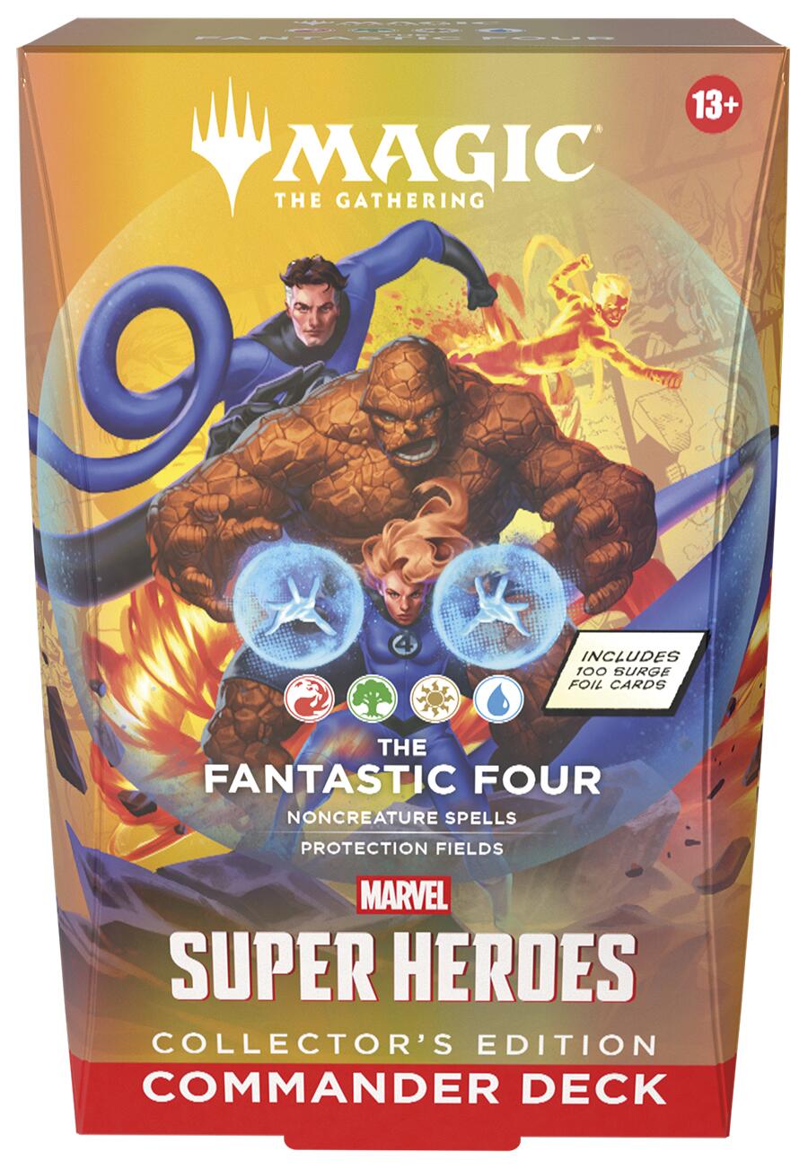 Marvel Super Heroes Commander Deck - The Fantastic Four (Collector's Edition) | Shuffle n Cut Hobbies & Games