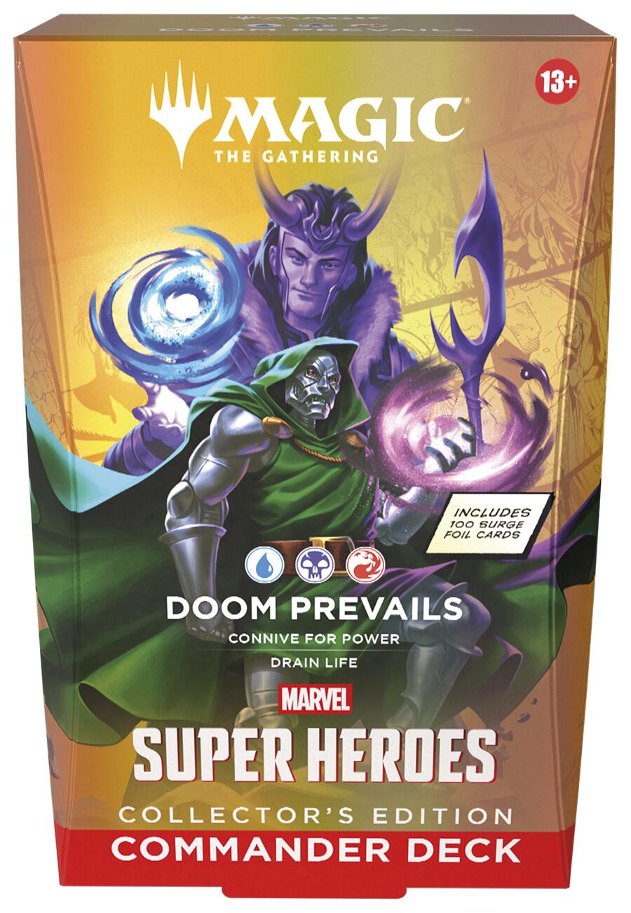 Marvel Super Heroes Commander Deck - Doom Prevails (Collector's Edition) | Shuffle n Cut Hobbies & Games
