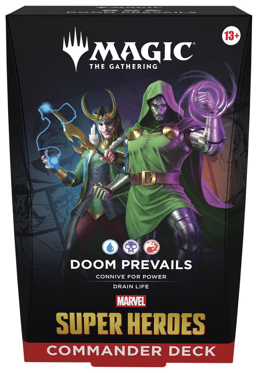 Marvel Super Heroes Commander Deck - Doom Prevails | Shuffle n Cut Hobbies & Games