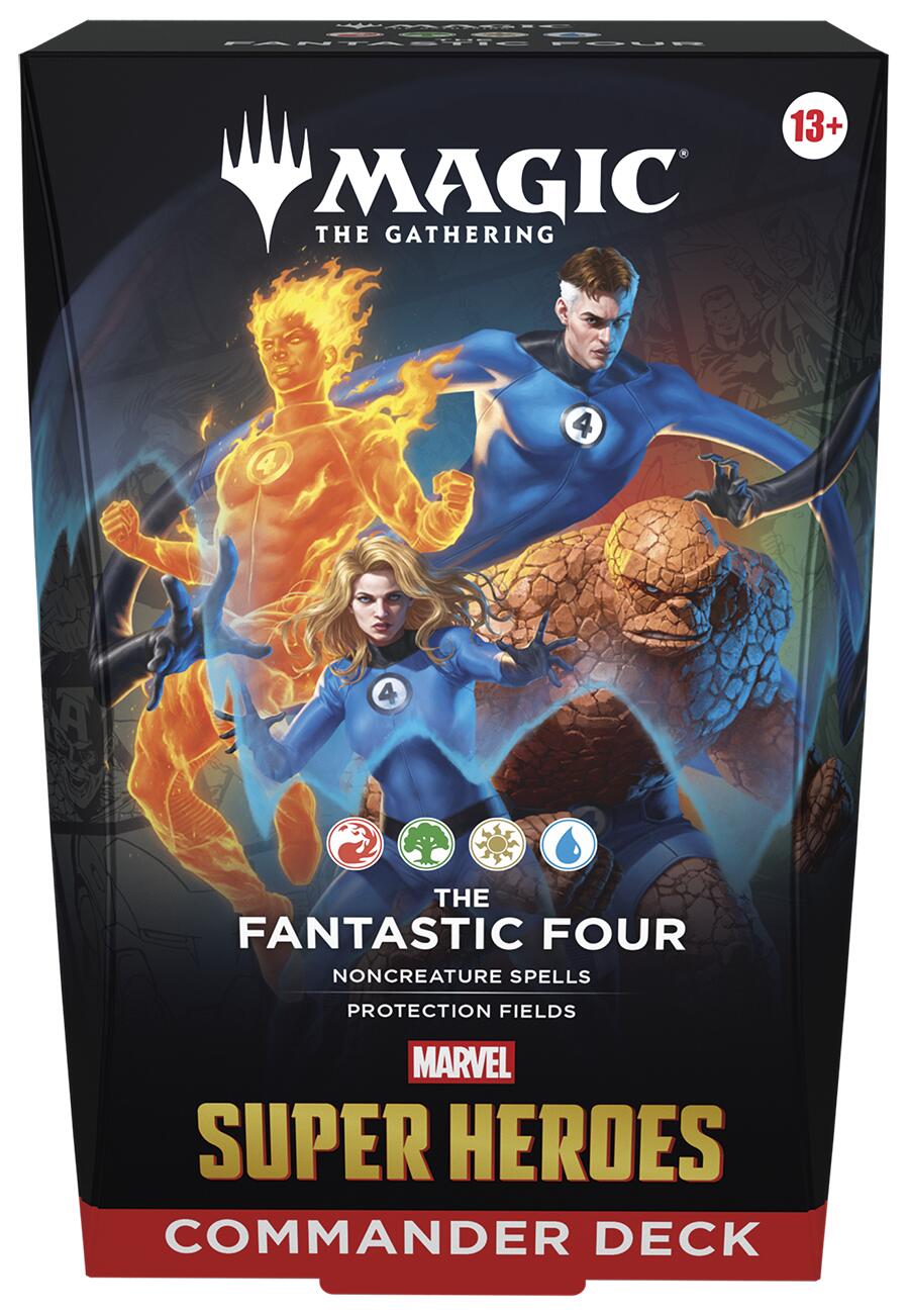Marvel Super Heroes Commander Deck - The Fantastic Four | Shuffle n Cut Hobbies & Games