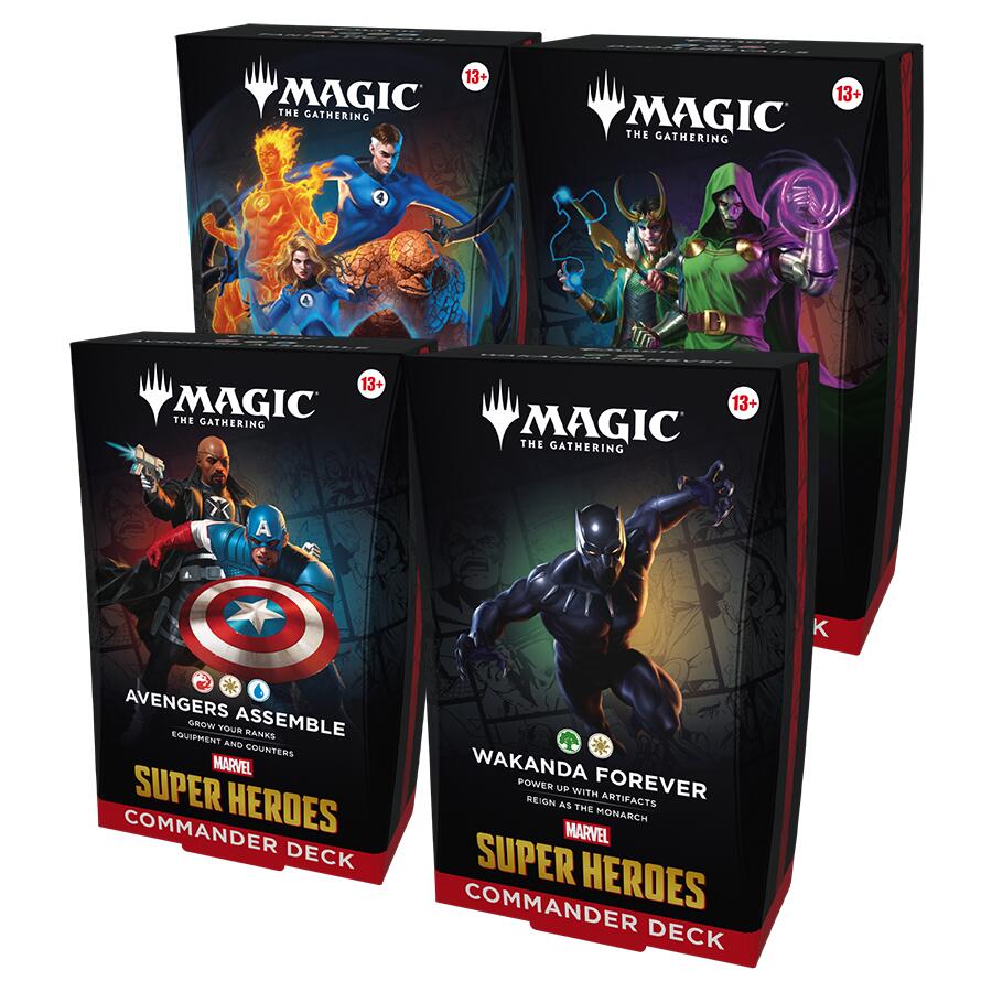 Marvel Super Heroes Commander Deck Case | Shuffle n Cut Hobbies & Games