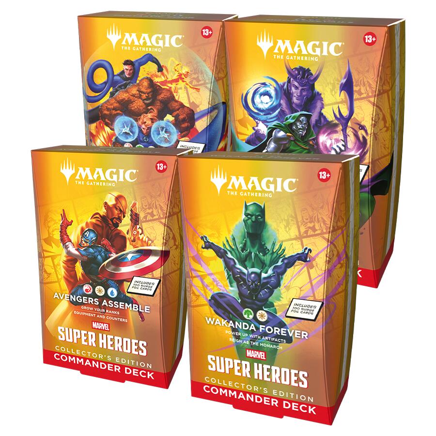Marvel Super Heroes Commander Deck Case (Collector's Edition) | Shuffle n Cut Hobbies & Games