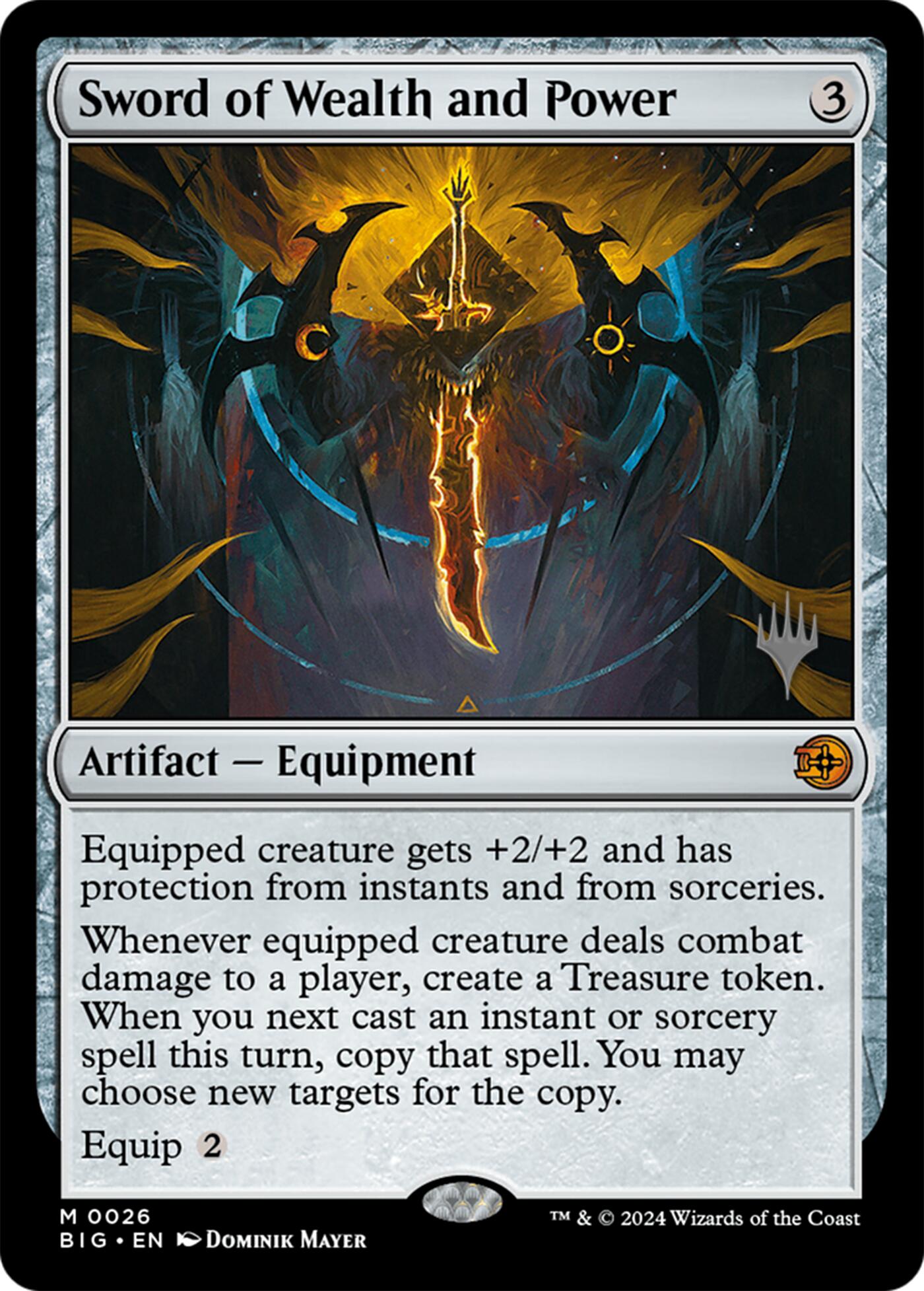 Sword of Wealth and Power [Lorwyn Eclipsed Promos] | Shuffle n Cut Hobbies & Games