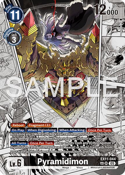 Pyramidimon [EX11-044] (SP) [Dawn of Liberator] | Shuffle n Cut Hobbies & Games
