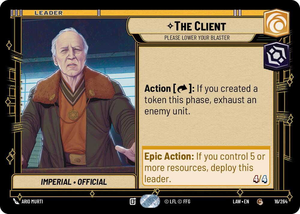 The Client - Please Lower Your Blaster (16/264) (16/264) [A Lawless Time] | Shuffle n Cut Hobbies & Games
