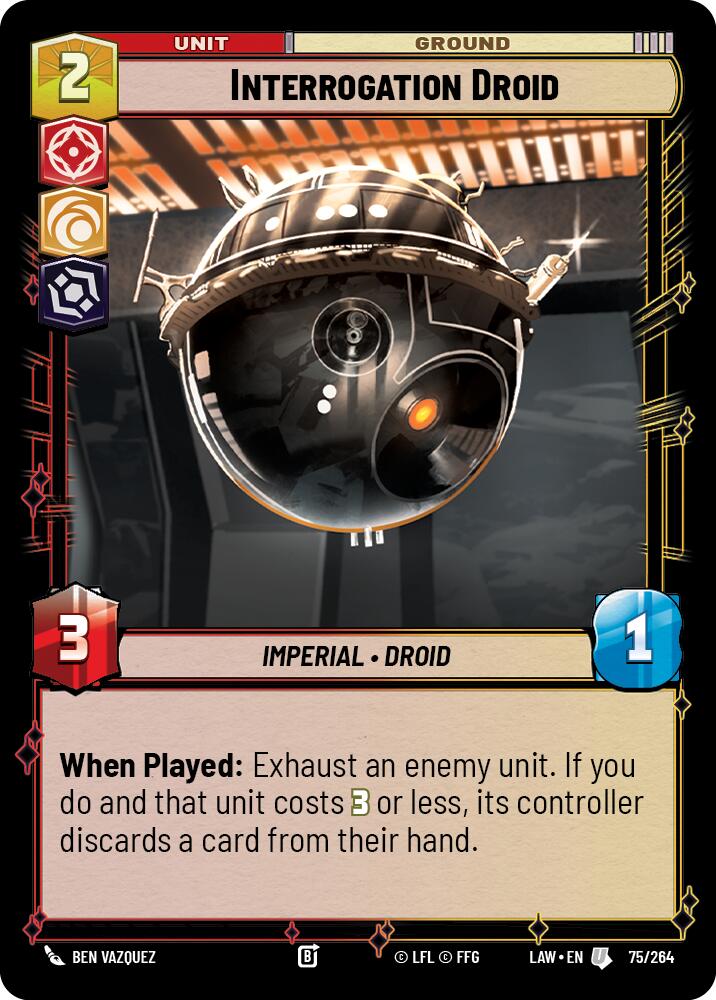 Interrogation Droid (75/264) (75/264) [A Lawless Time] | Shuffle n Cut Hobbies & Games