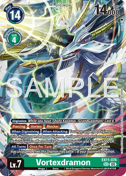 Vortexdramon [EX11-074] [Dawn of Liberator] | Shuffle n Cut Hobbies & Games