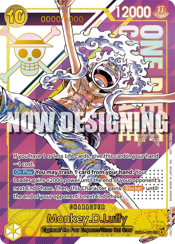 Monkey.D.Luffy (EB04-061) (Serial Numbered) [One Piece Promotion Cards] | Shuffle n Cut Hobbies & Games