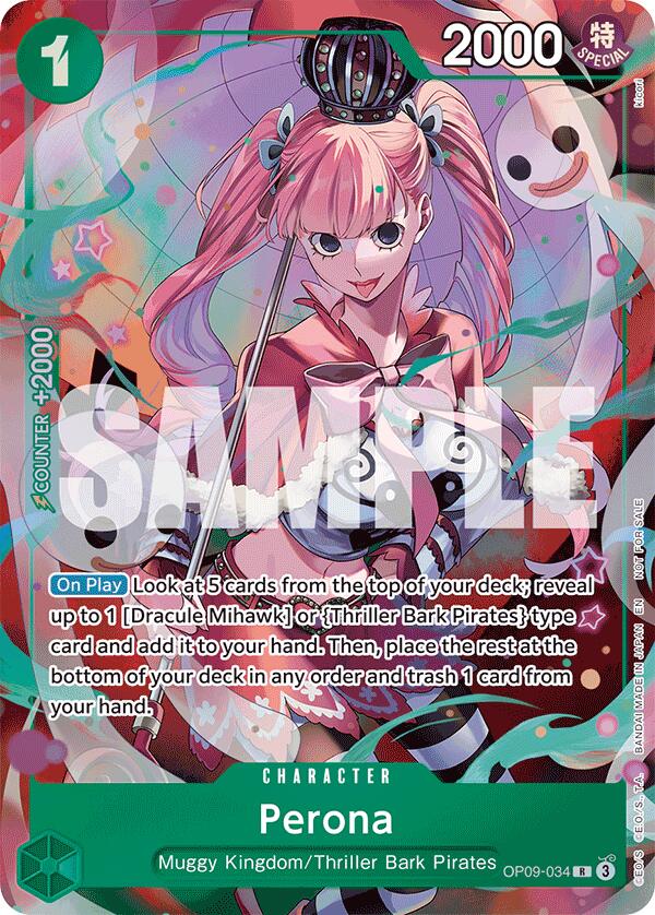 Perona (OP09-034) [Starter Deck: Film Edition] | Shuffle n Cut Hobbies & Games