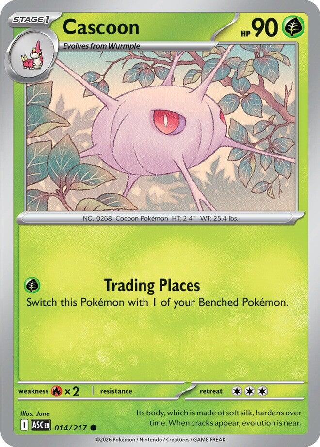 Cascoon (014/217) [Mega Evolution: Ascended Heroes] | Shuffle n Cut Hobbies & Games
