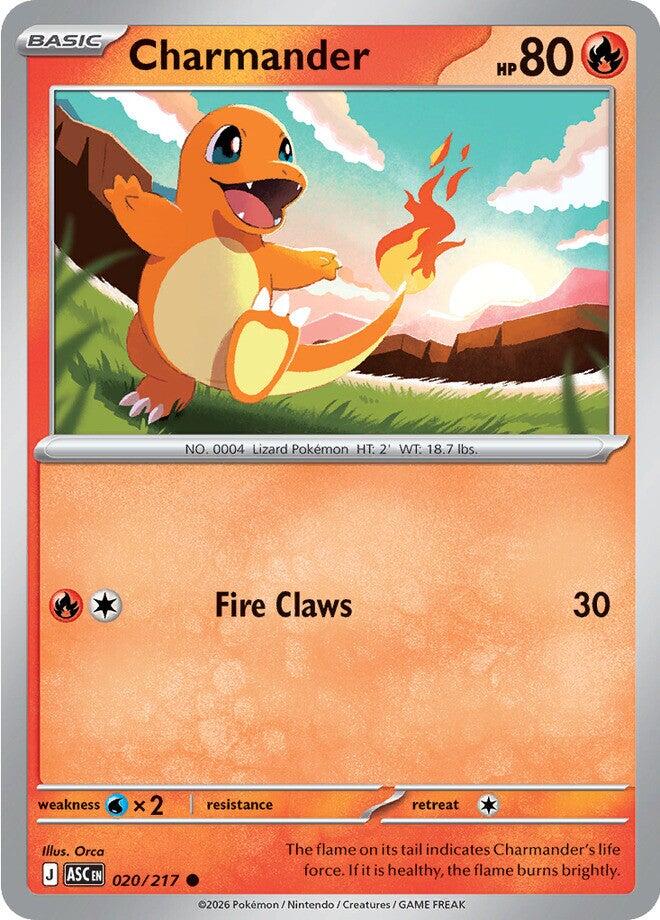 Charmander (020/217) [Mega Evolution: Ascended Heroes] | Shuffle n Cut Hobbies & Games