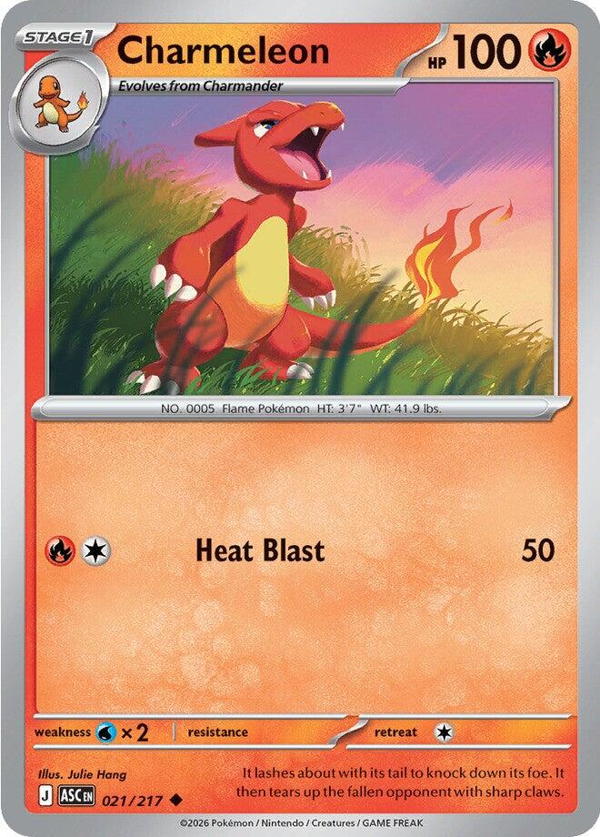 Charmeleon (021/217) [Mega Evolution: Ascended Heroes] | Shuffle n Cut Hobbies & Games