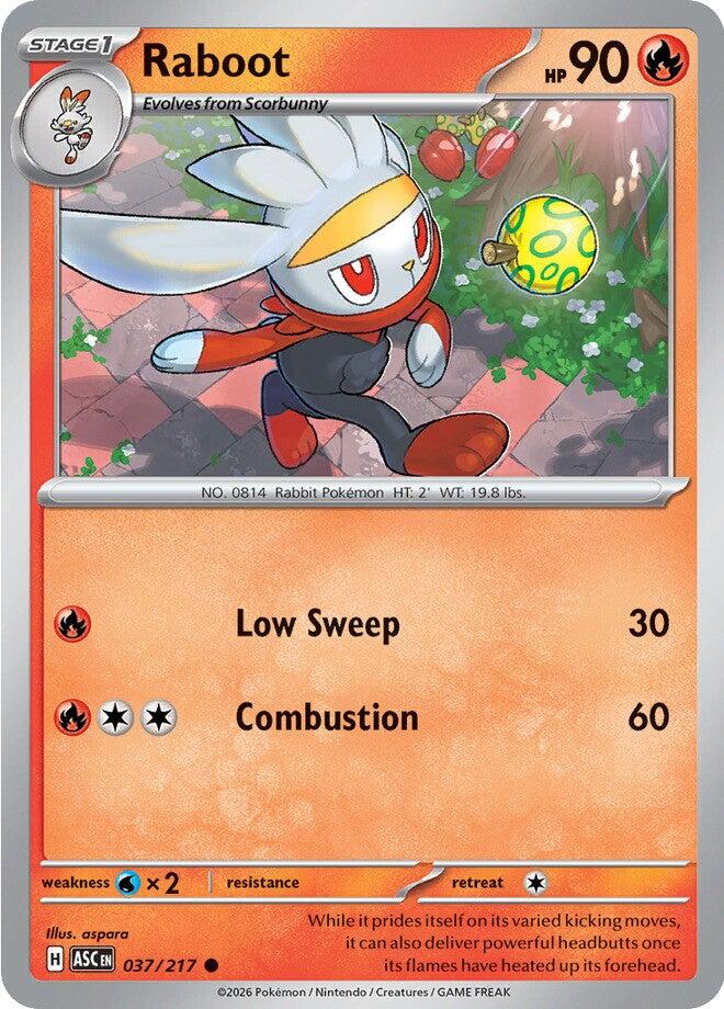 Raboot (037/217) [Mega Evolution: Ascended Heroes] | Shuffle n Cut Hobbies & Games