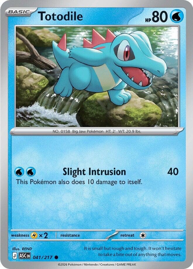 Totodile (041/217) [Mega Evolution: Ascended Heroes] | Shuffle n Cut Hobbies & Games