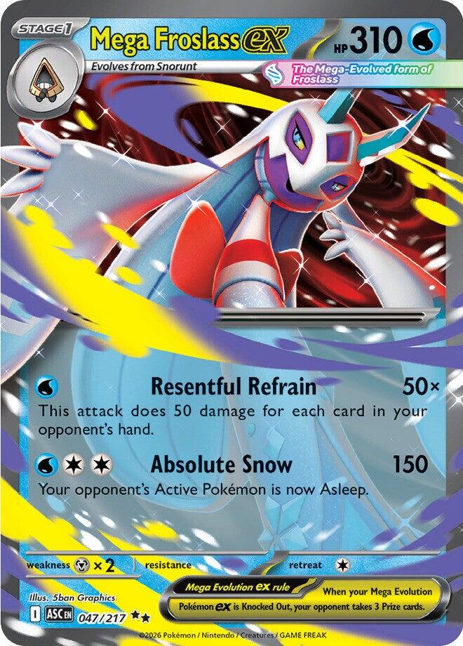 Mega Froslass ex (047/217) [Mega Evolution: Ascended Heroes] | Shuffle n Cut Hobbies & Games