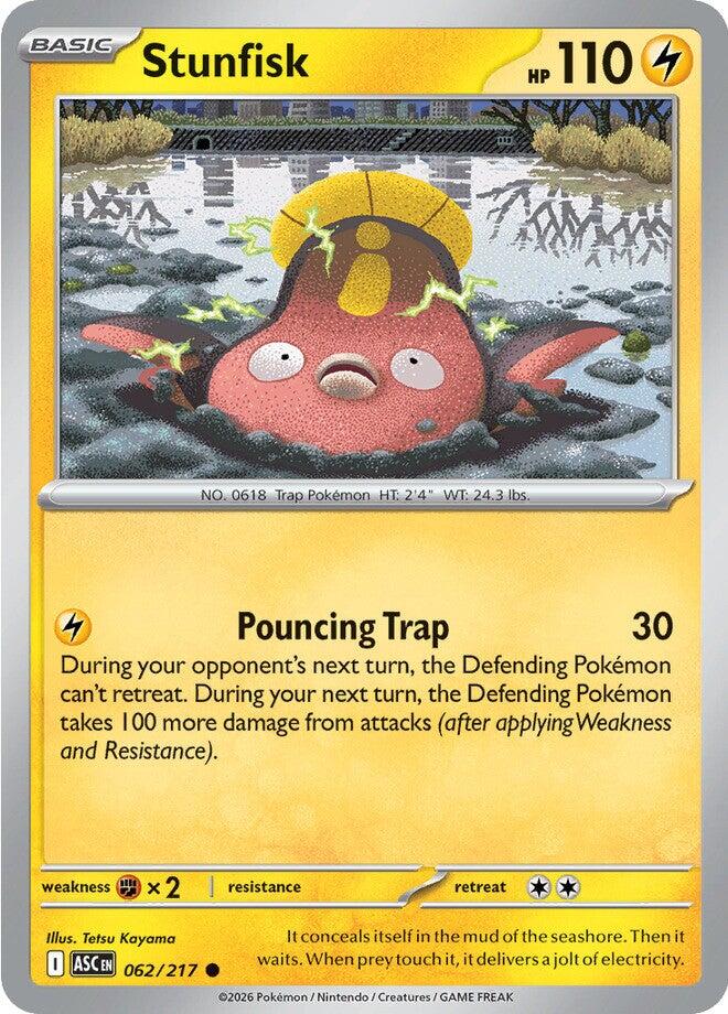 Stunfisk (062/217) [Mega Evolution: Ascended Heroes] | Shuffle n Cut Hobbies & Games