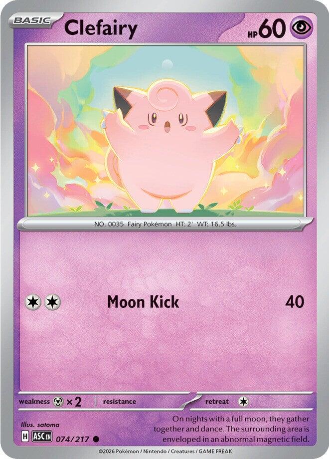 Clefairy (074/217) [Mega Evolution: Ascended Heroes] | Shuffle n Cut Hobbies & Games