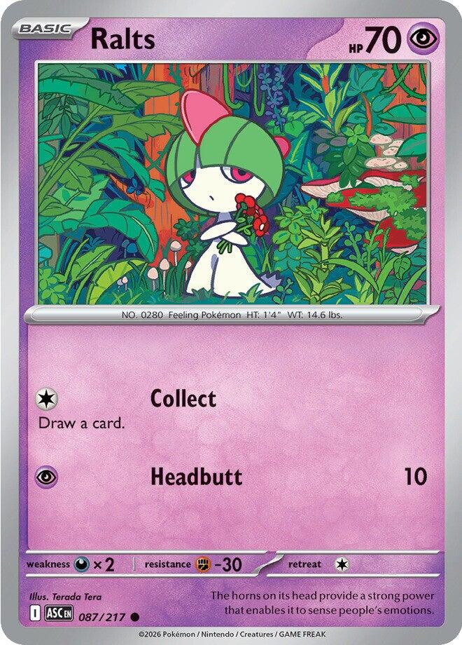 Ralts (087/217) [Mega Evolution: Ascended Heroes] | Shuffle n Cut Hobbies & Games