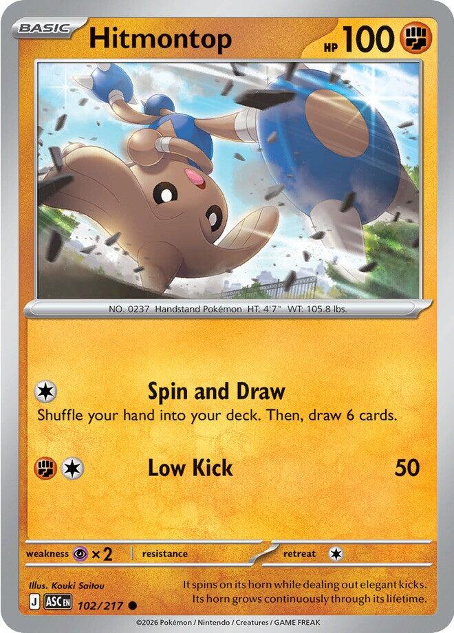 Hitmontop (102/217) [Mega Evolution: Ascended Heroes] | Shuffle n Cut Hobbies & Games